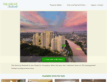 Tablet Screenshot of grove.xavier-estates.com